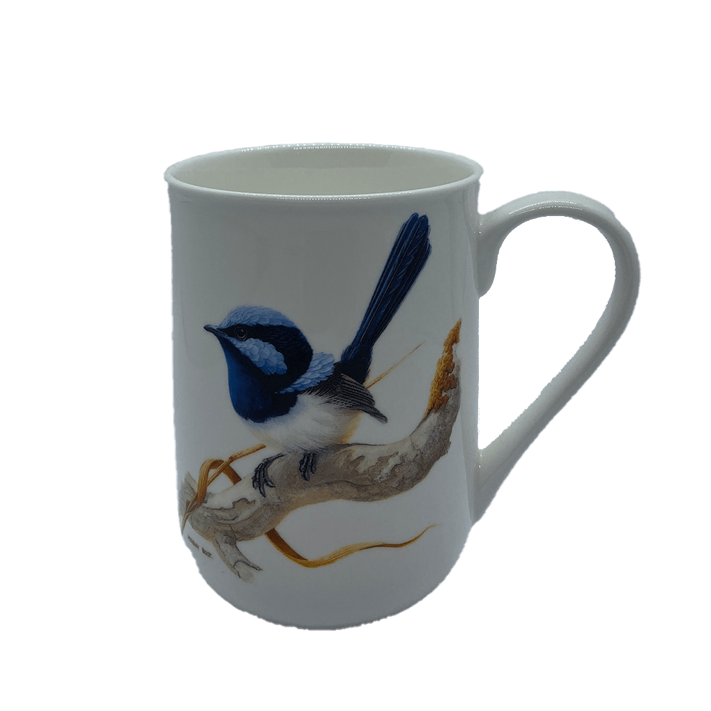 JEREMY BOOT BIRDS OF AUSTRALIA FINE BONE CHINA  BLUE WREN CUP